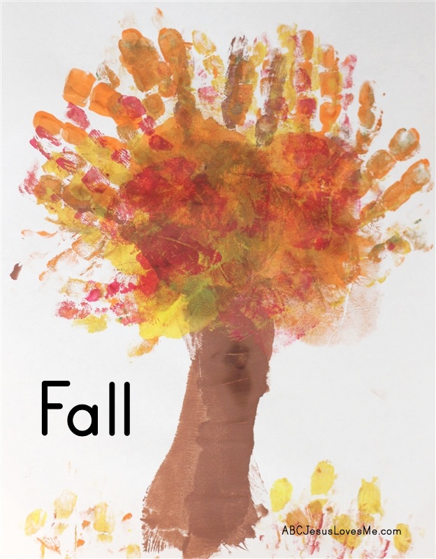 Fall Tree Handprint Craft